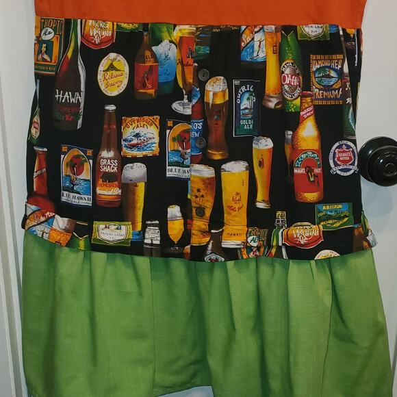 Rescue Revival mixed fabric Octoberfest festival costume  dress size large - Picture 4 of 10